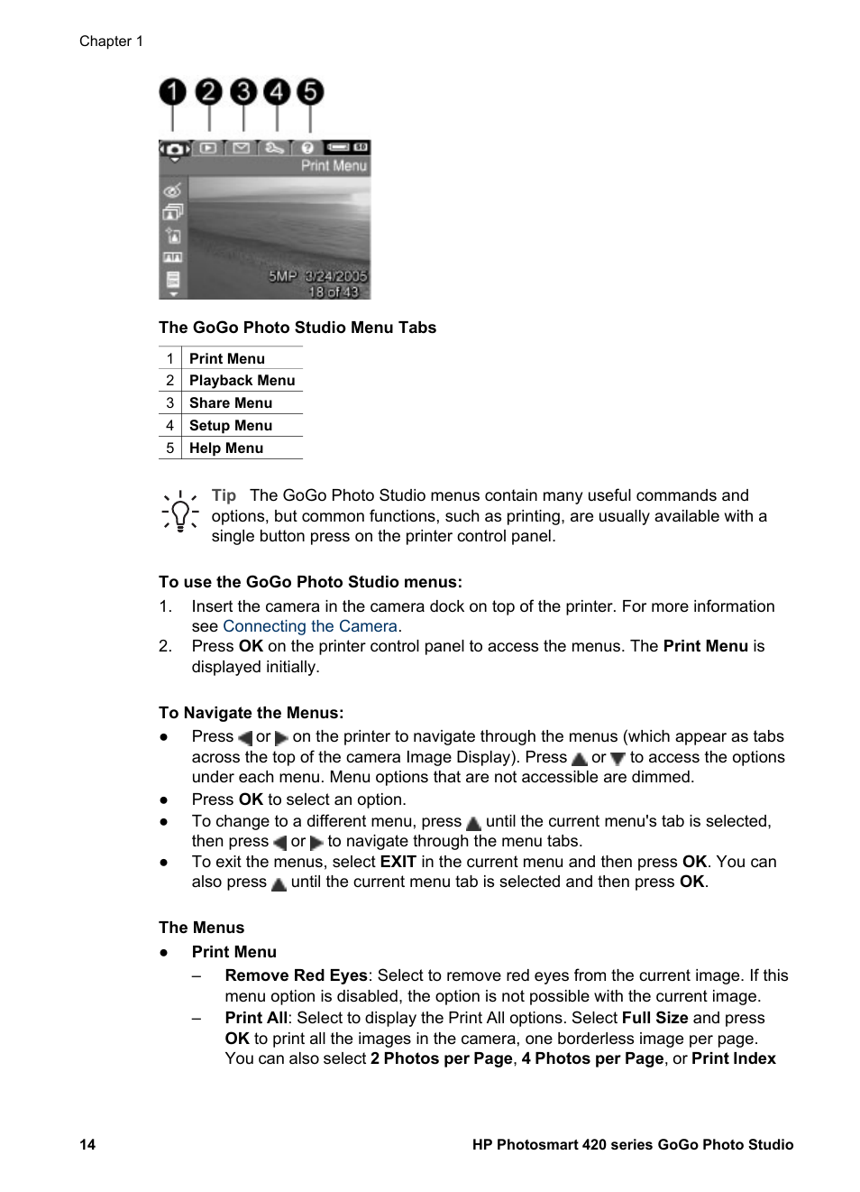 HP Photosmart 422 Portable Photo Studio User Manual | Page 19 / 61