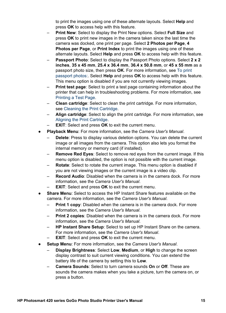 HP Photosmart 422 Portable Photo Studio User Manual | Page 20 / 61