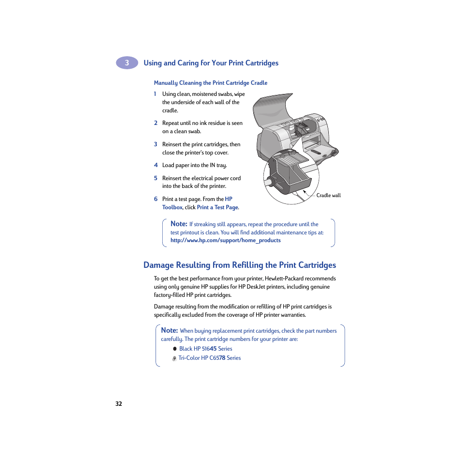 HP Deskjet 950c Printer User Manual | Page 38 / 74