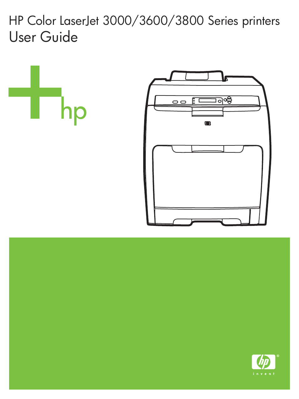 HP Color LaserJet 3800 Printer series User Manual | 226 pages