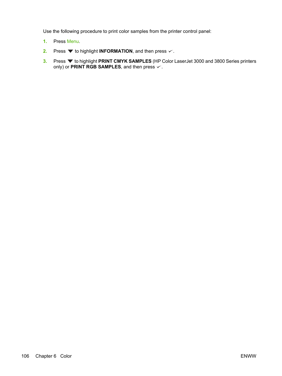 HP Color LaserJet 3800 Printer series User Manual | Page 120 / 226