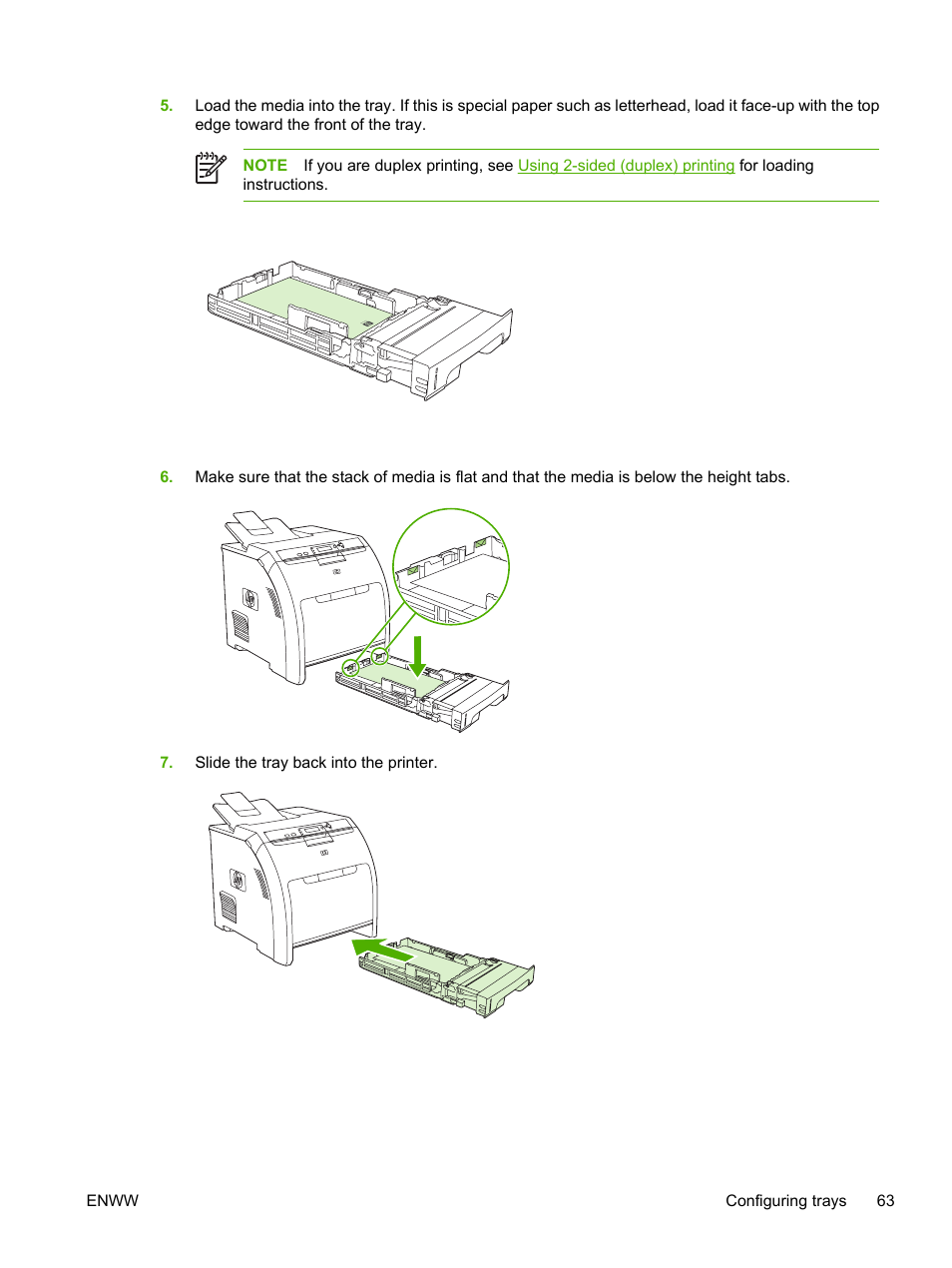 HP Color LaserJet 3800 Printer series User Manual | Page 77 / 226