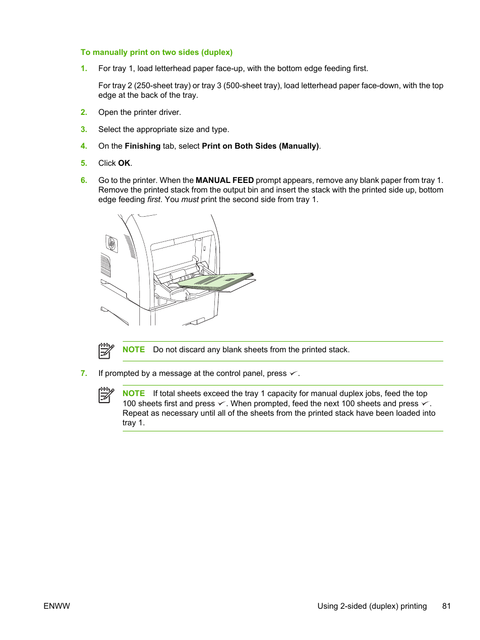 HP Color LaserJet 3800 Printer series User Manual | Page 95 / 226