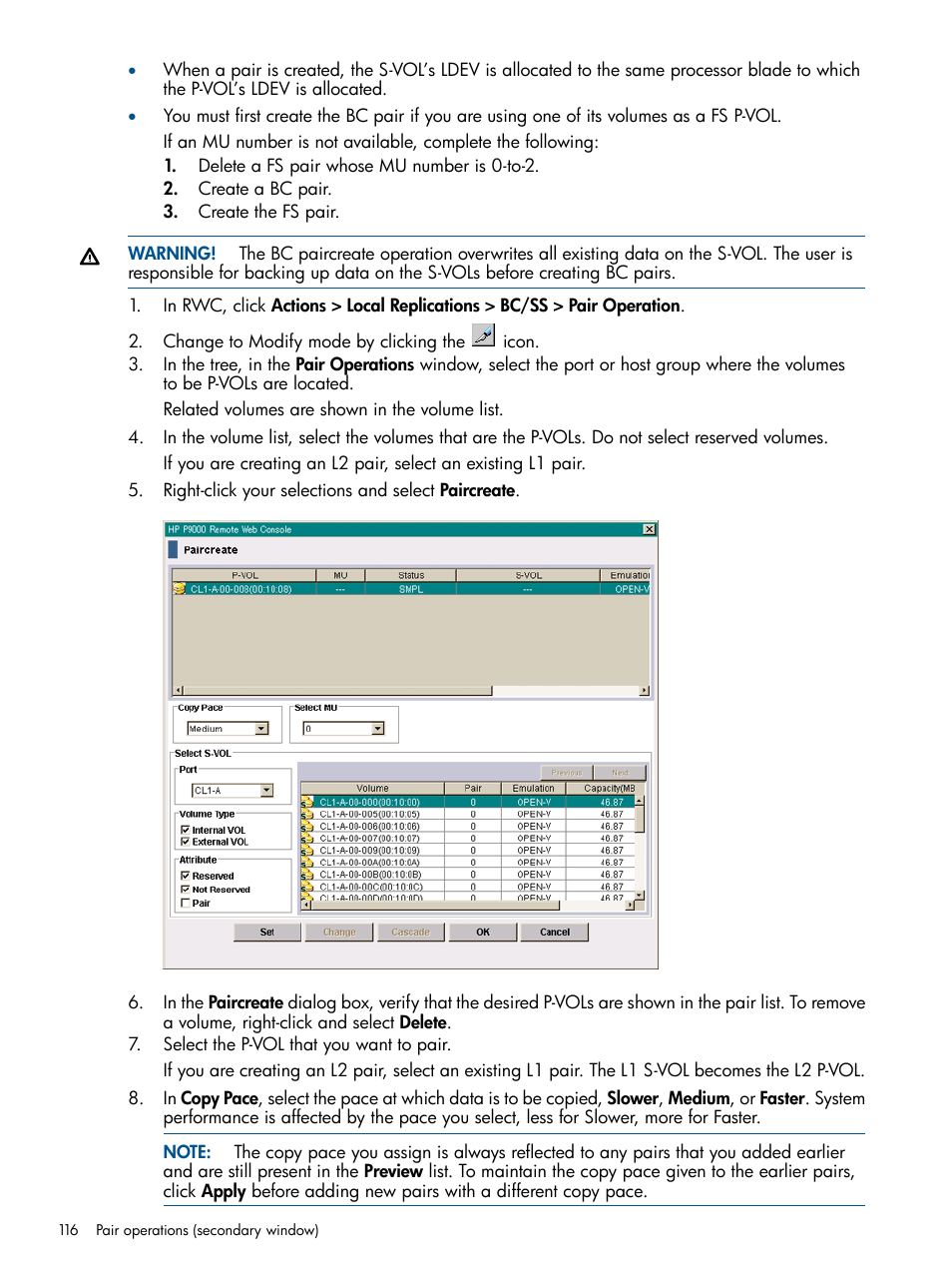 HP XP P9500 Storage User Manual | Page 116 / 143