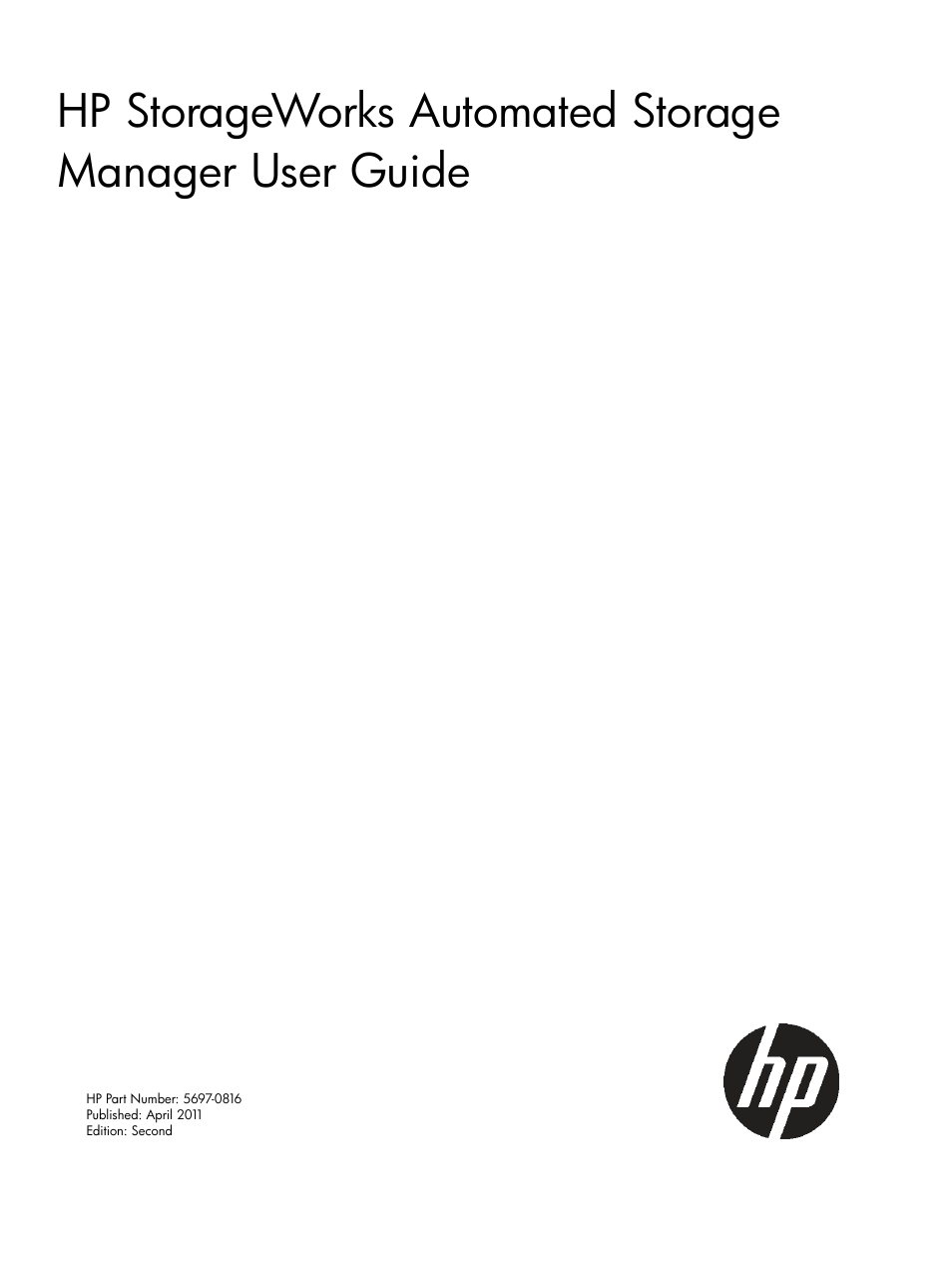 HP X1800sb G2 Network Storage Blade User Manual | 55 pages