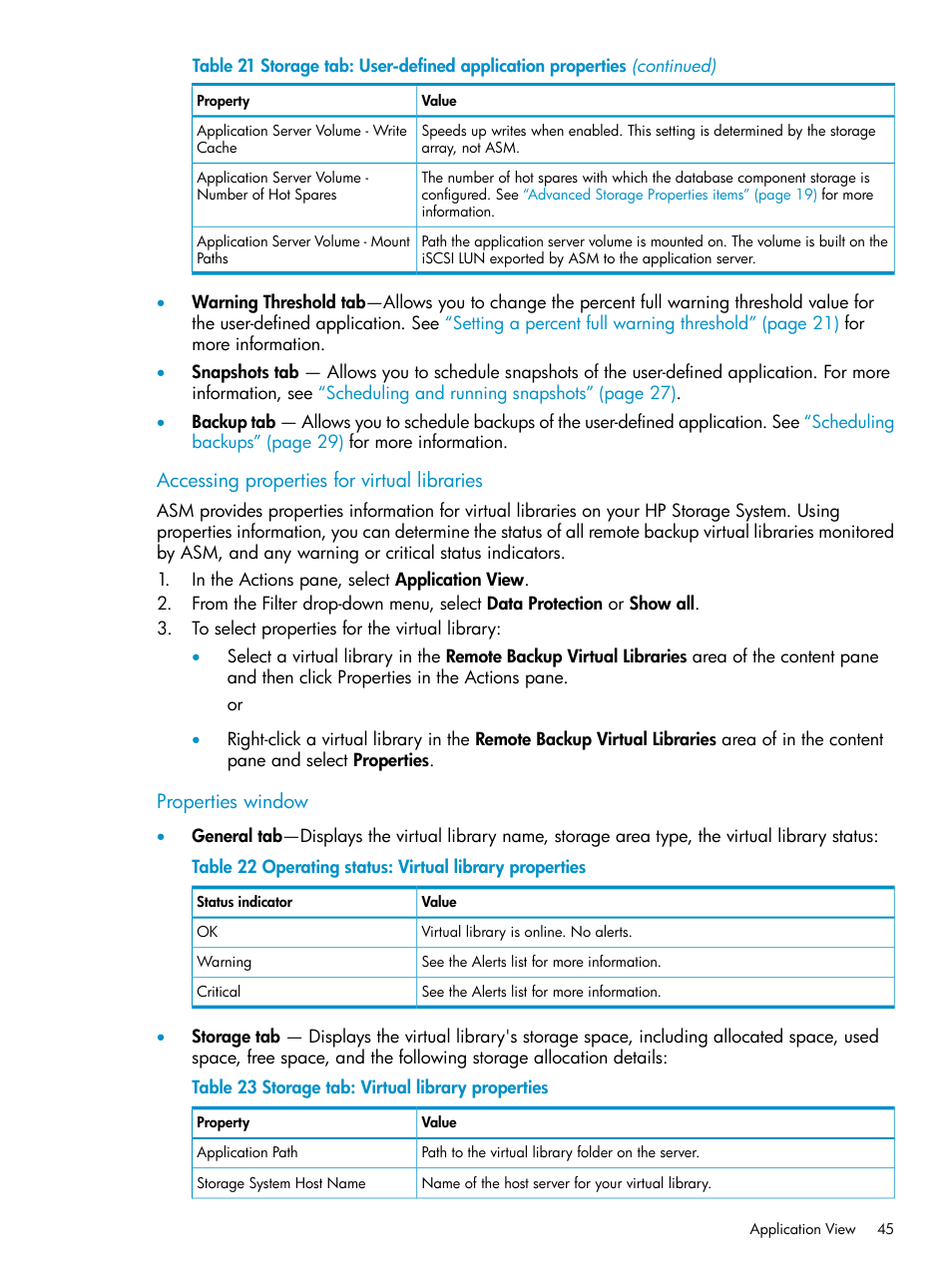 HP X1800sb G2 Network Storage Blade User Manual | Page 45 / 55
