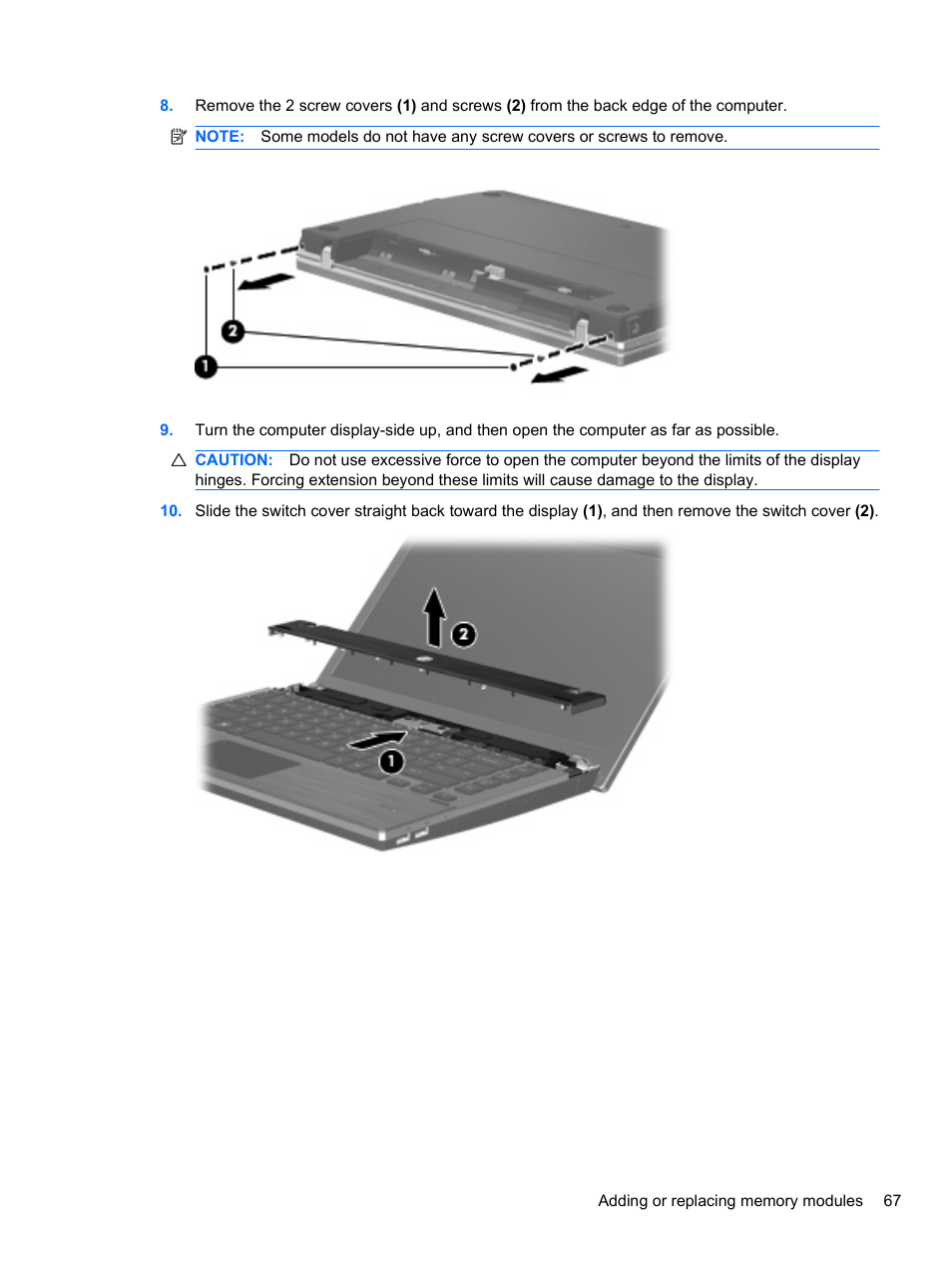 HP ProBook 4720s Notebook-PC User Manual | Page 77 / 102