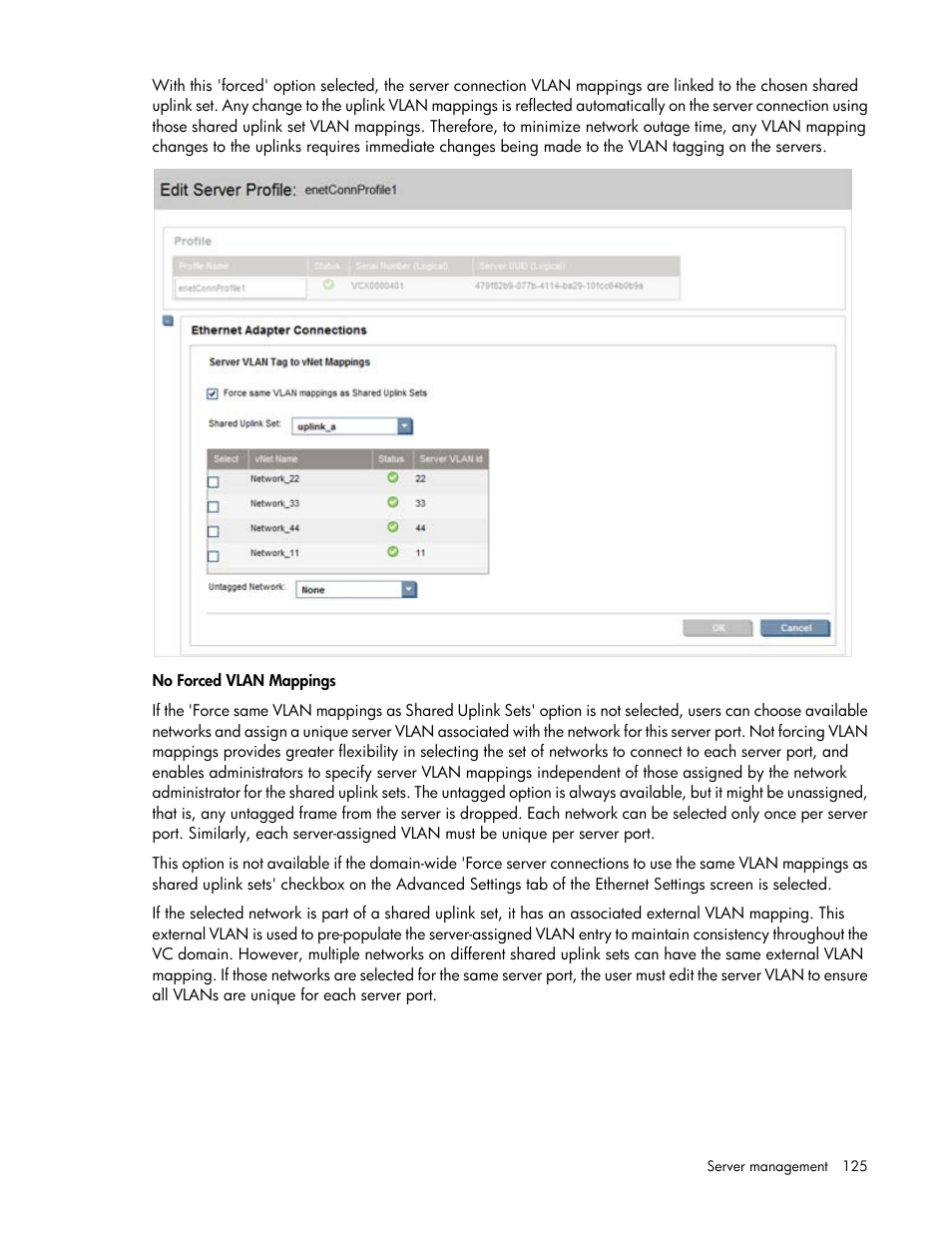 HP 1.10GB Virtual Connect Ethernet Module for c-Class BladeSystem User Manual | Page 125 / 195