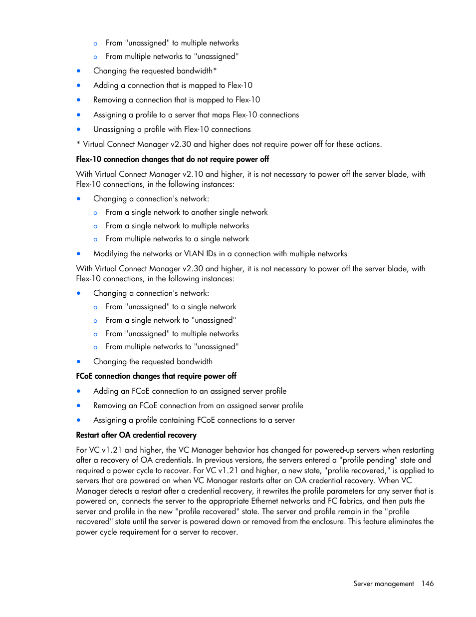 HP 1.10GB Virtual Connect Ethernet Module for c-Class BladeSystem User Manual | Page 146 / 195