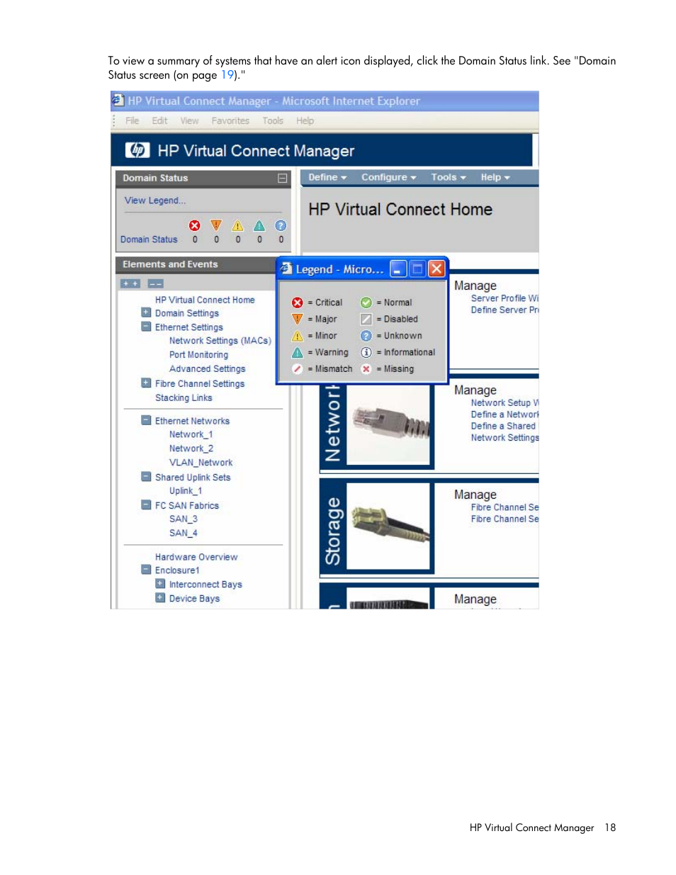 HP 1.10GB Virtual Connect Ethernet Module for c-Class BladeSystem User Manual | Page 18 / 195