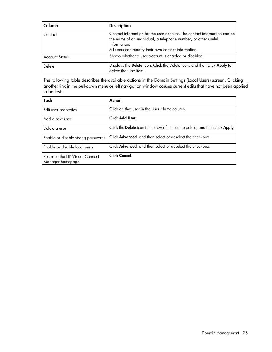 HP 1.10GB Virtual Connect Ethernet Module for c-Class BladeSystem User Manual | Page 35 / 195