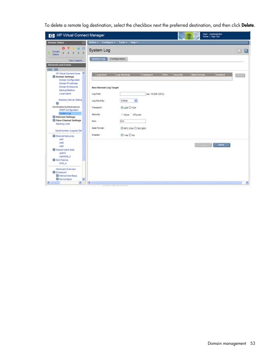 HP 1.10GB Virtual Connect Ethernet Module for c-Class BladeSystem User Manual | Page 53 / 195