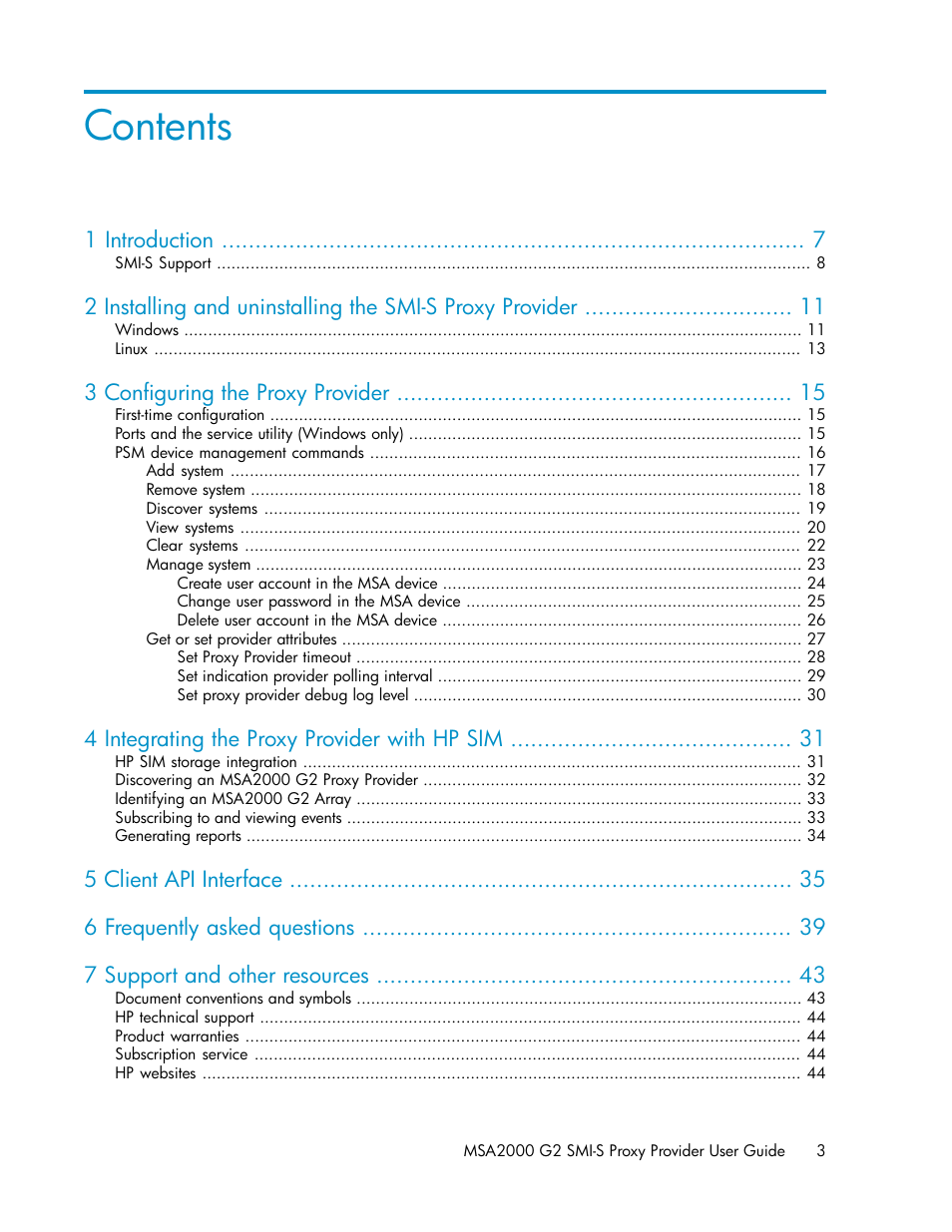 HP 2000SA G2-Modular-Smart-Array User Manual | Page 3 / 48