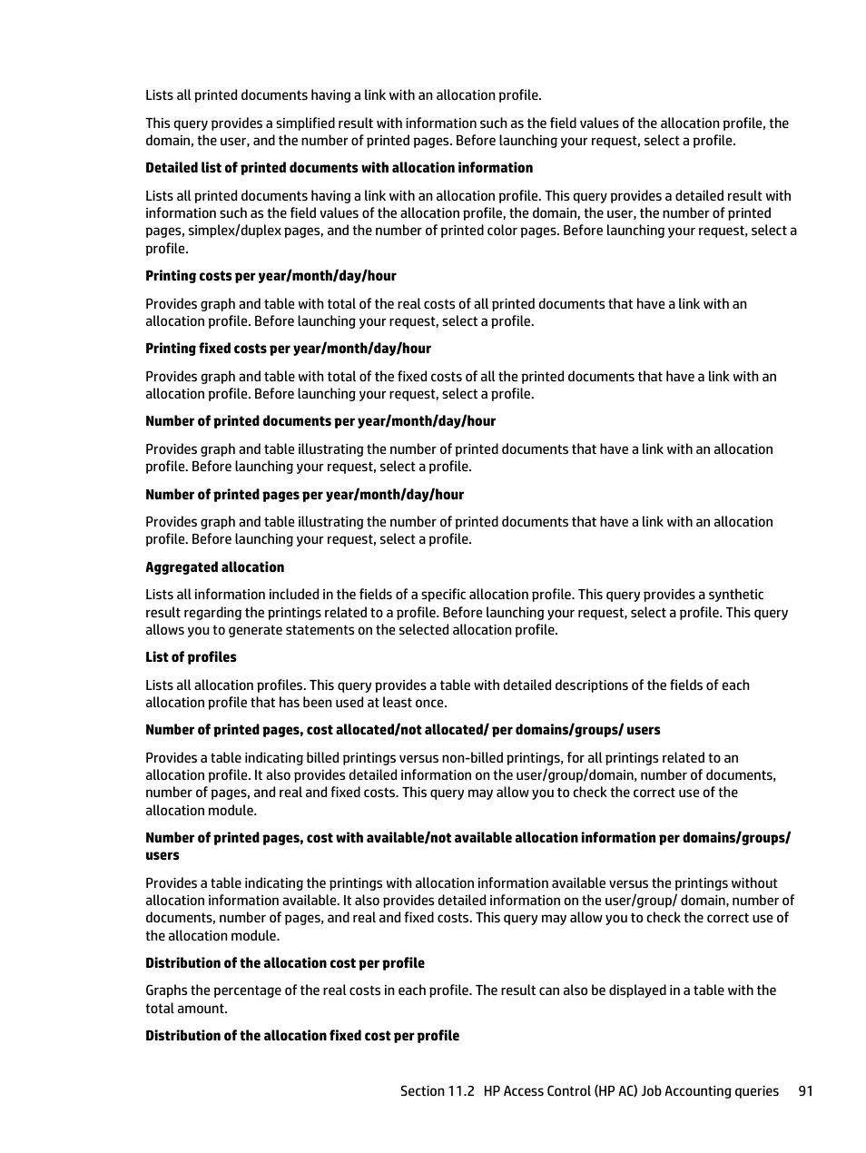 HP Access Control User Manual | Page 105 / 169