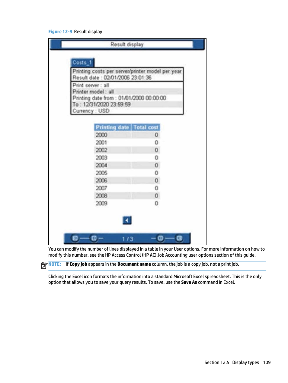 Figure 12-9 result display | HP Access Control User Manual | Page 123 / 169