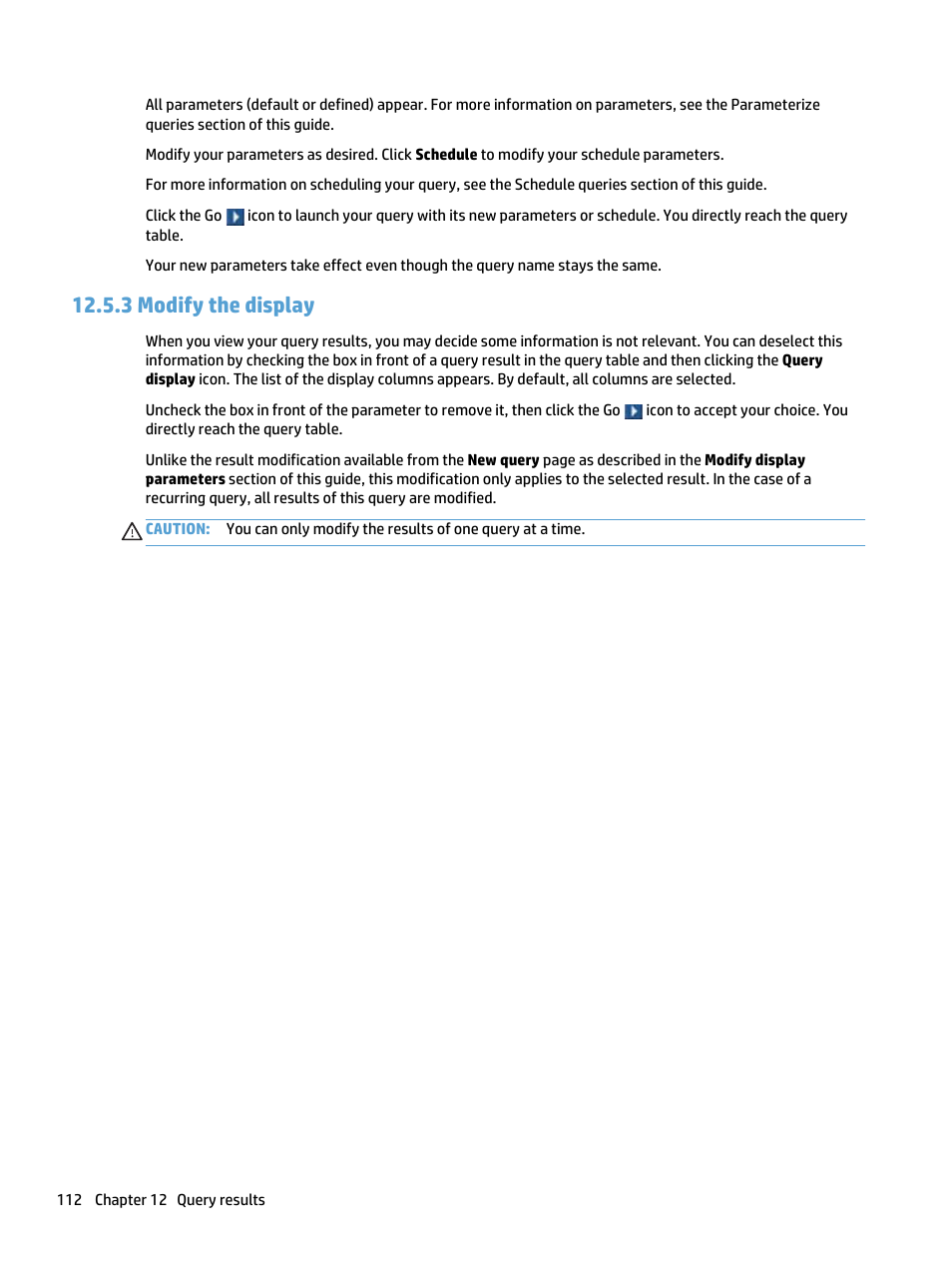 Modify the display, 3 modify the display | HP Access Control User Manual | Page 126 / 169