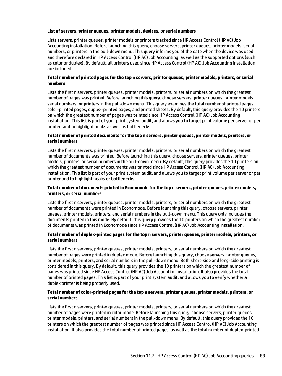 HP Access Control User Manual | Page 97 / 169