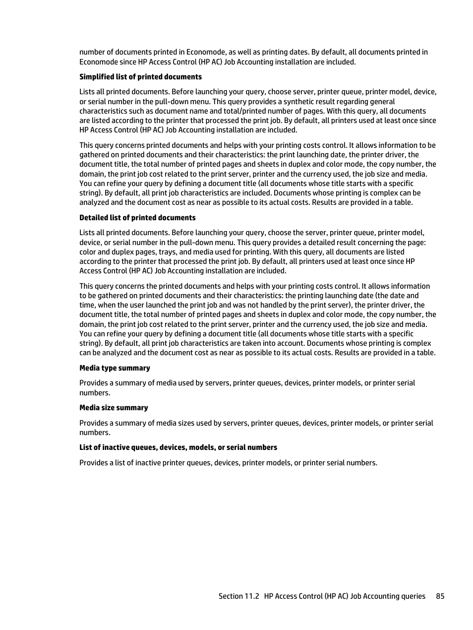 HP Access Control User Manual | Page 99 / 169