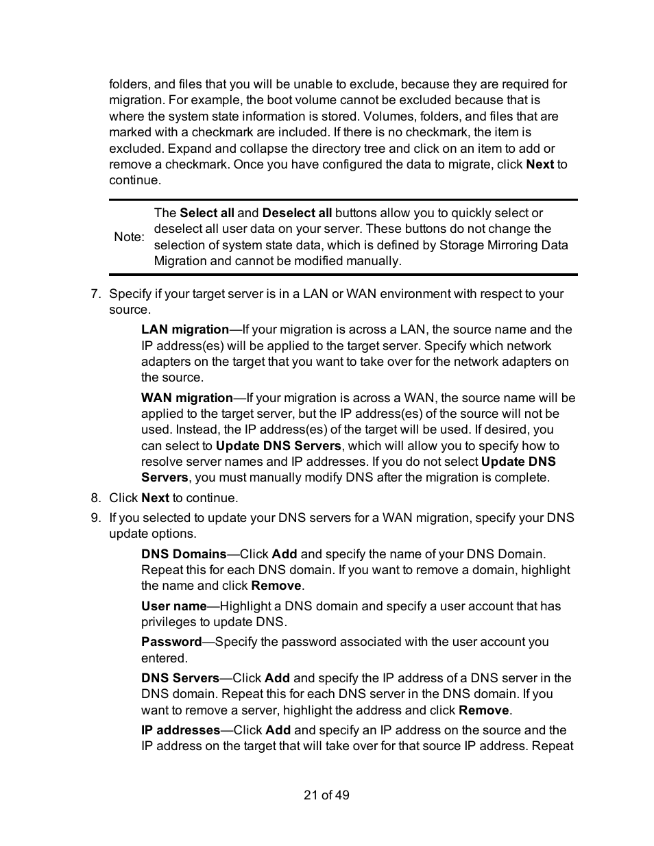HP Storage Mirroring V5 Software User Manual | Page 21 / 49