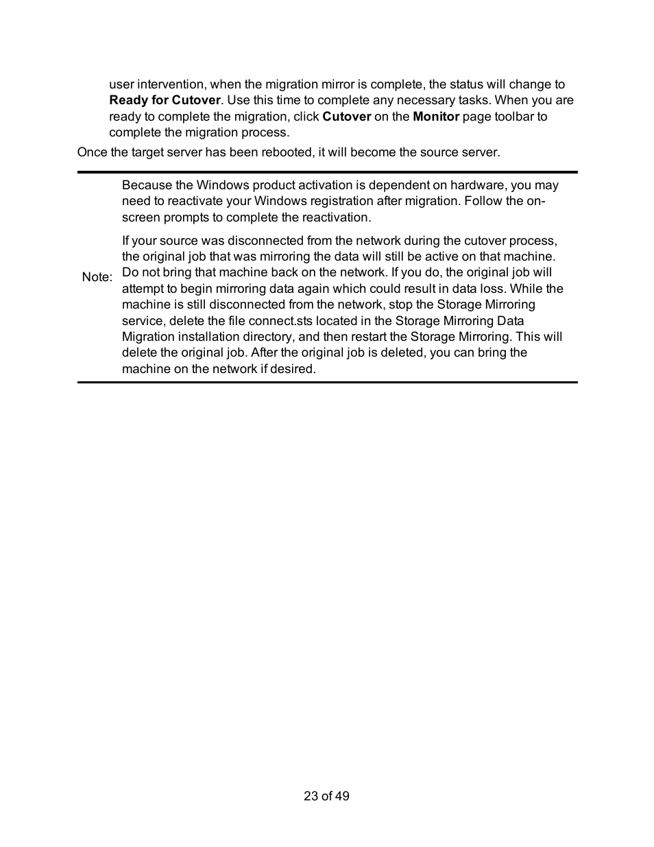 HP Storage Mirroring V5 Software User Manual | Page 23 / 49