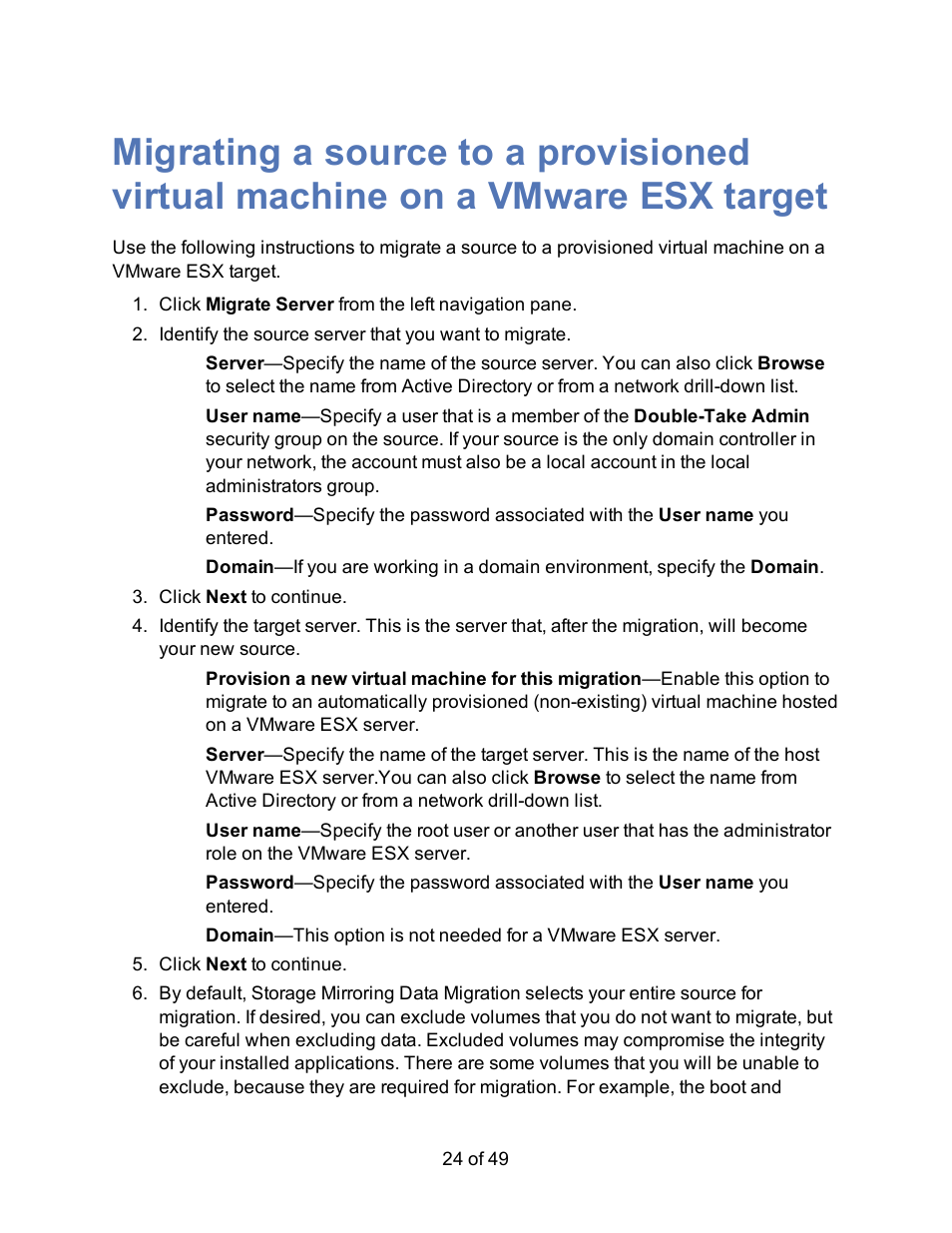 HP Storage Mirroring V5 Software User Manual | Page 24 / 49
