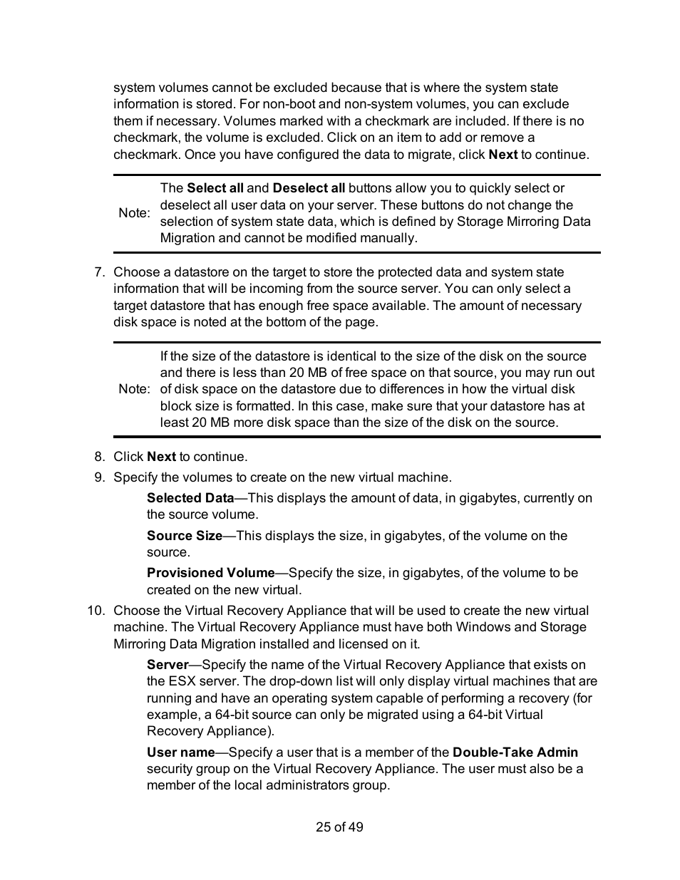 HP Storage Mirroring V5 Software User Manual | Page 25 / 49