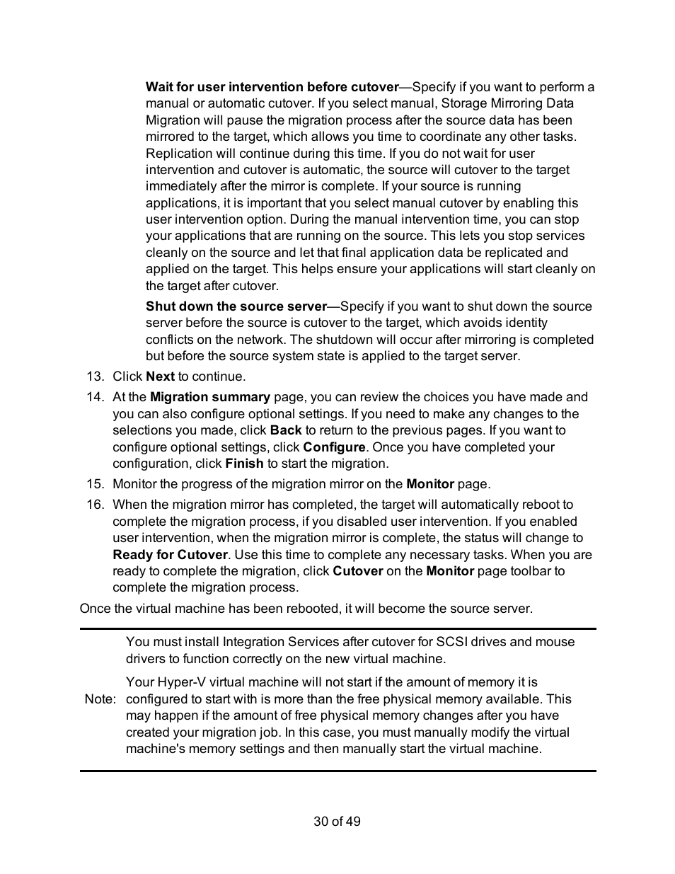 HP Storage Mirroring V5 Software User Manual | Page 30 / 49
