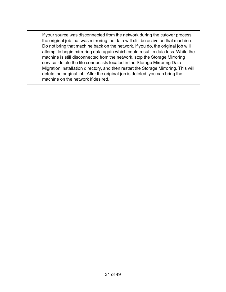 HP Storage Mirroring V5 Software User Manual | Page 31 / 49