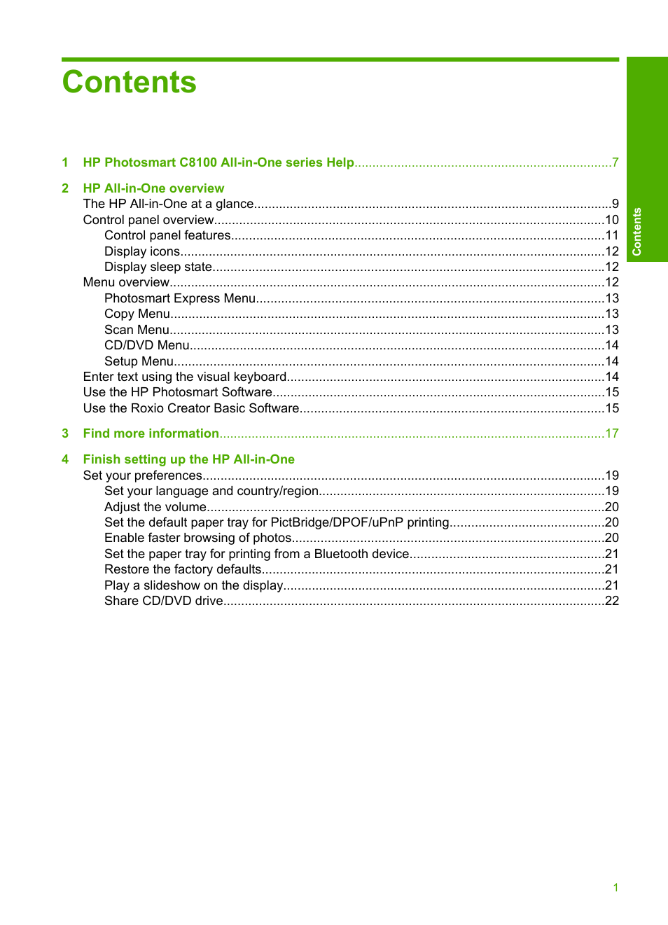 HP Photosmart C8180 All-in-One Printer User Manual | Page 2 / 235