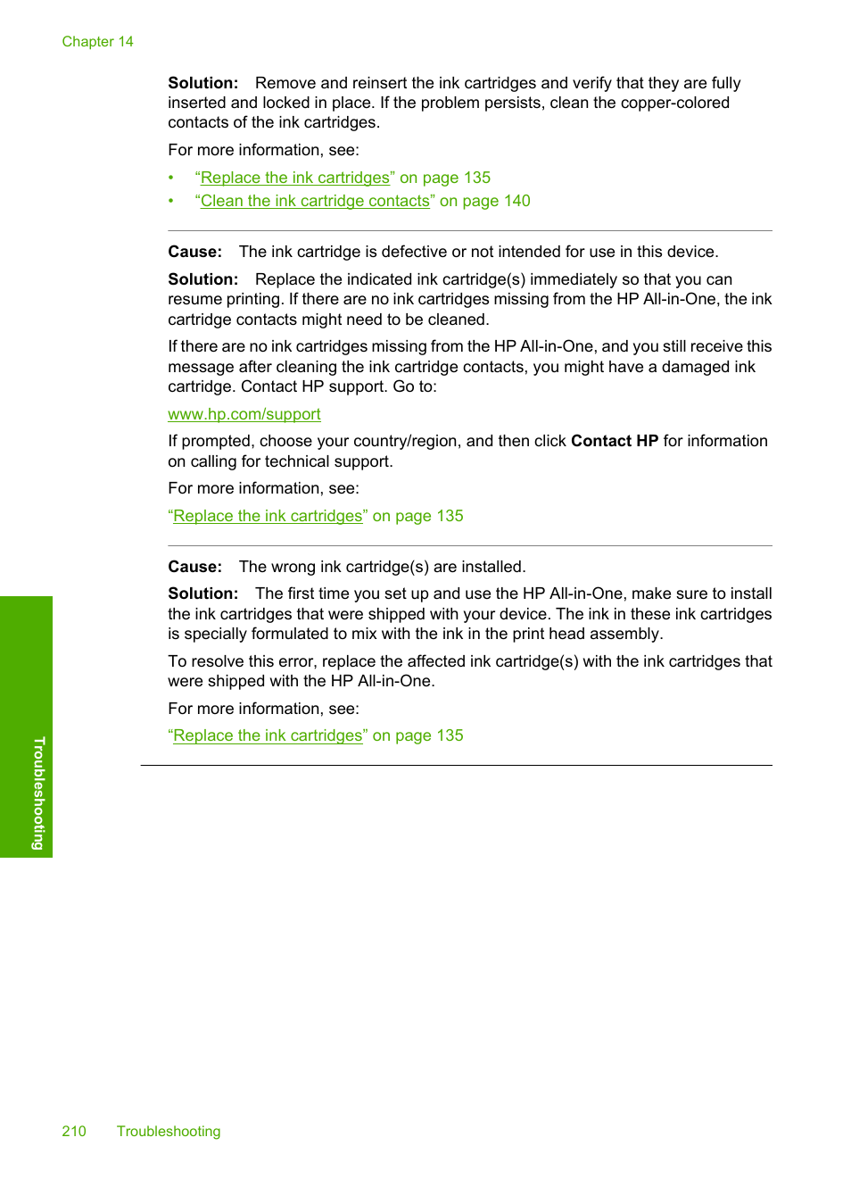 HP Photosmart C8180 All-in-One Printer User Manual | Page 211 / 235