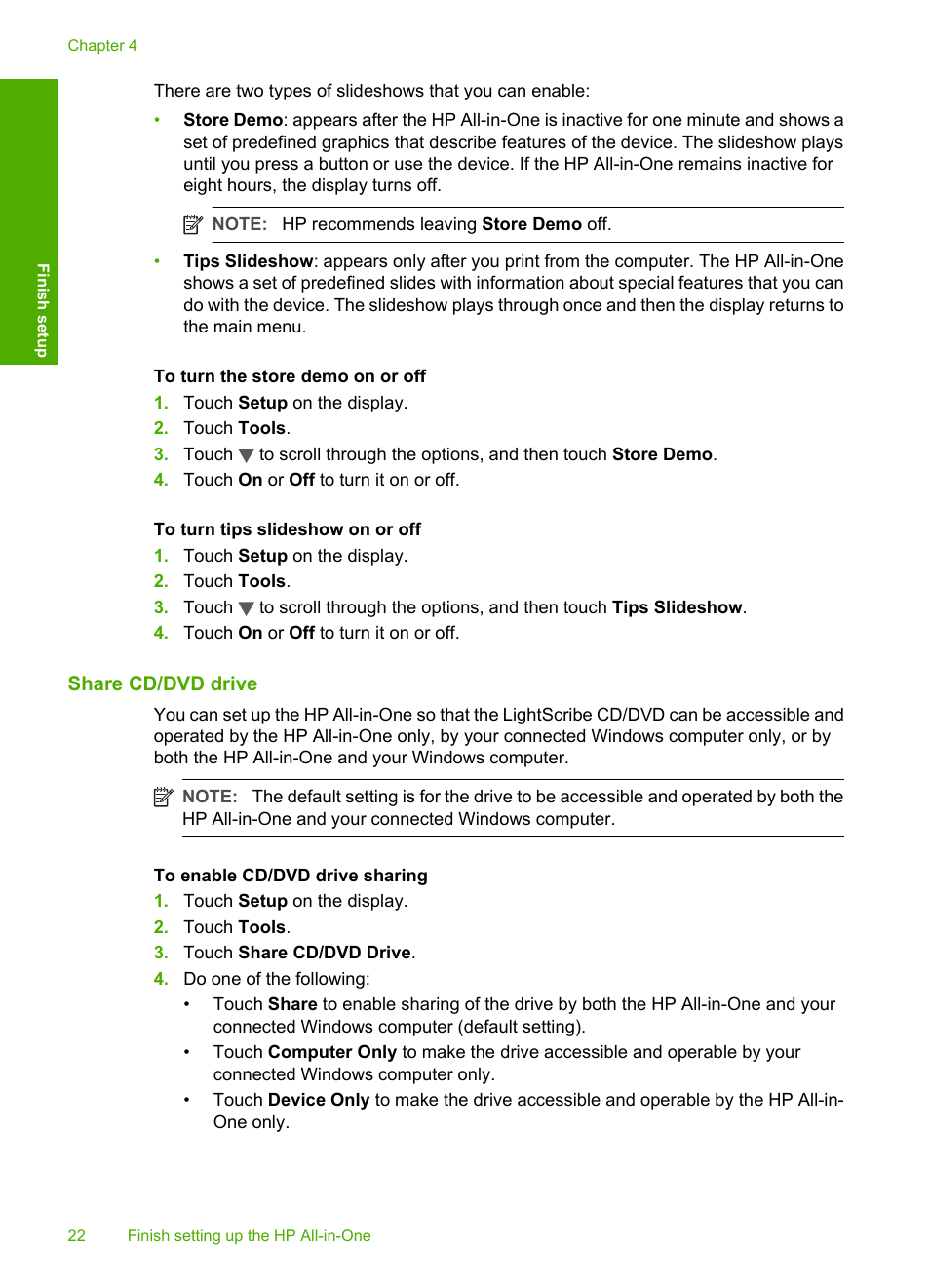 Share cd/dvd drive | HP Photosmart C8180 All-in-One Printer User Manual | Page 23 / 235