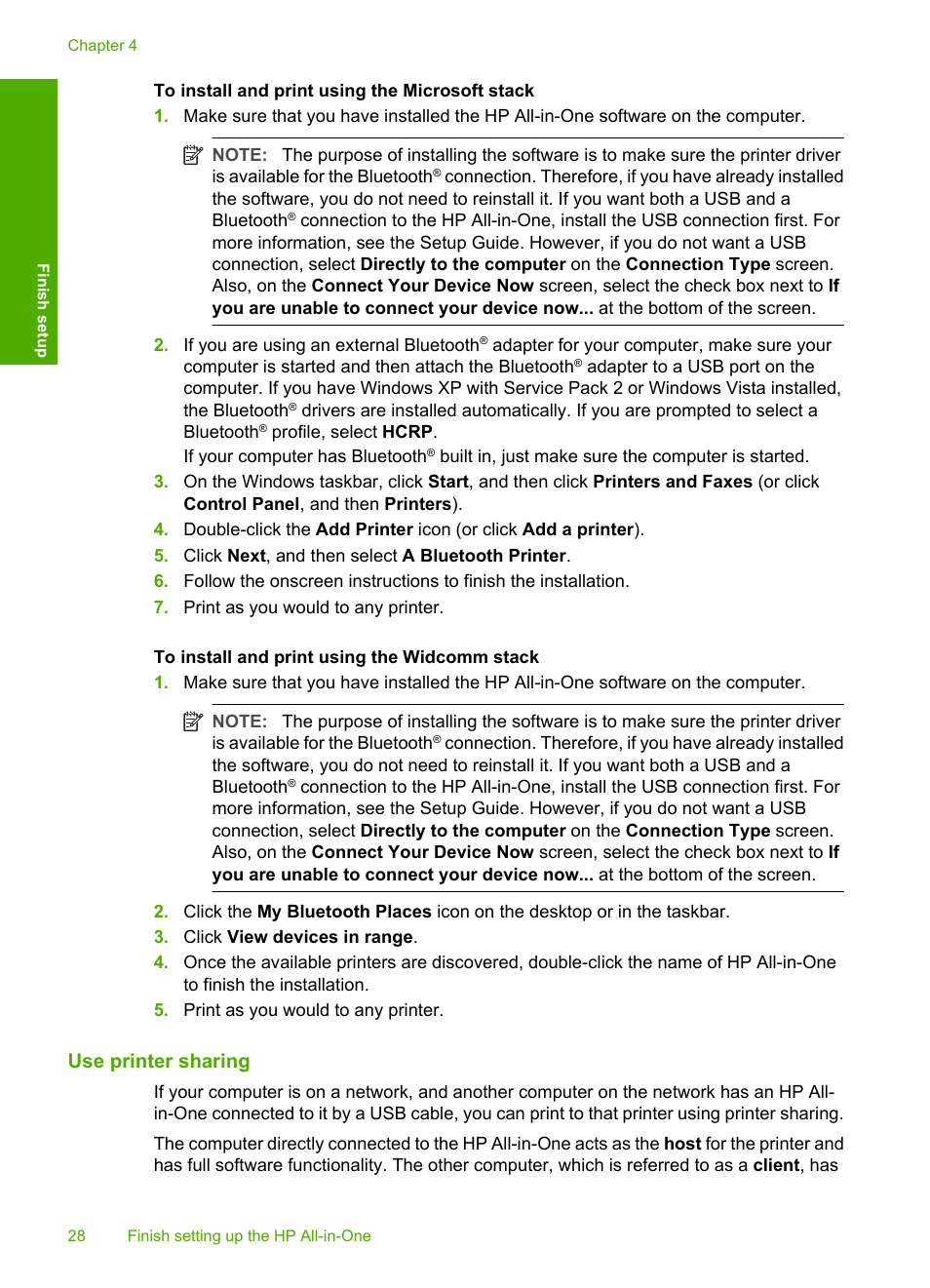 Use printer sharing | HP Photosmart C8180 All-in-One Printer User Manual | Page 29 / 235