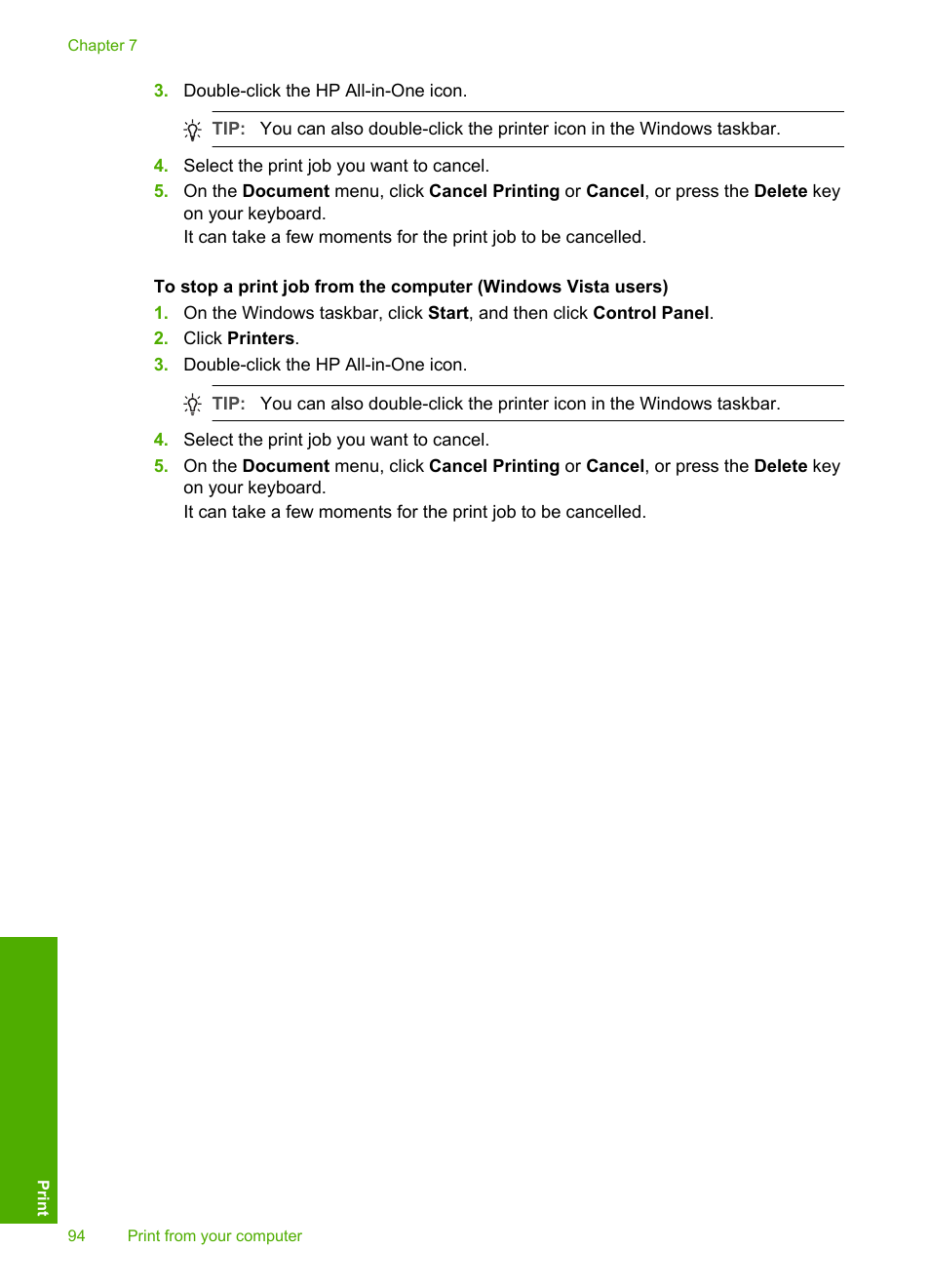 HP Photosmart C8180 All-in-One Printer User Manual | Page 95 / 235