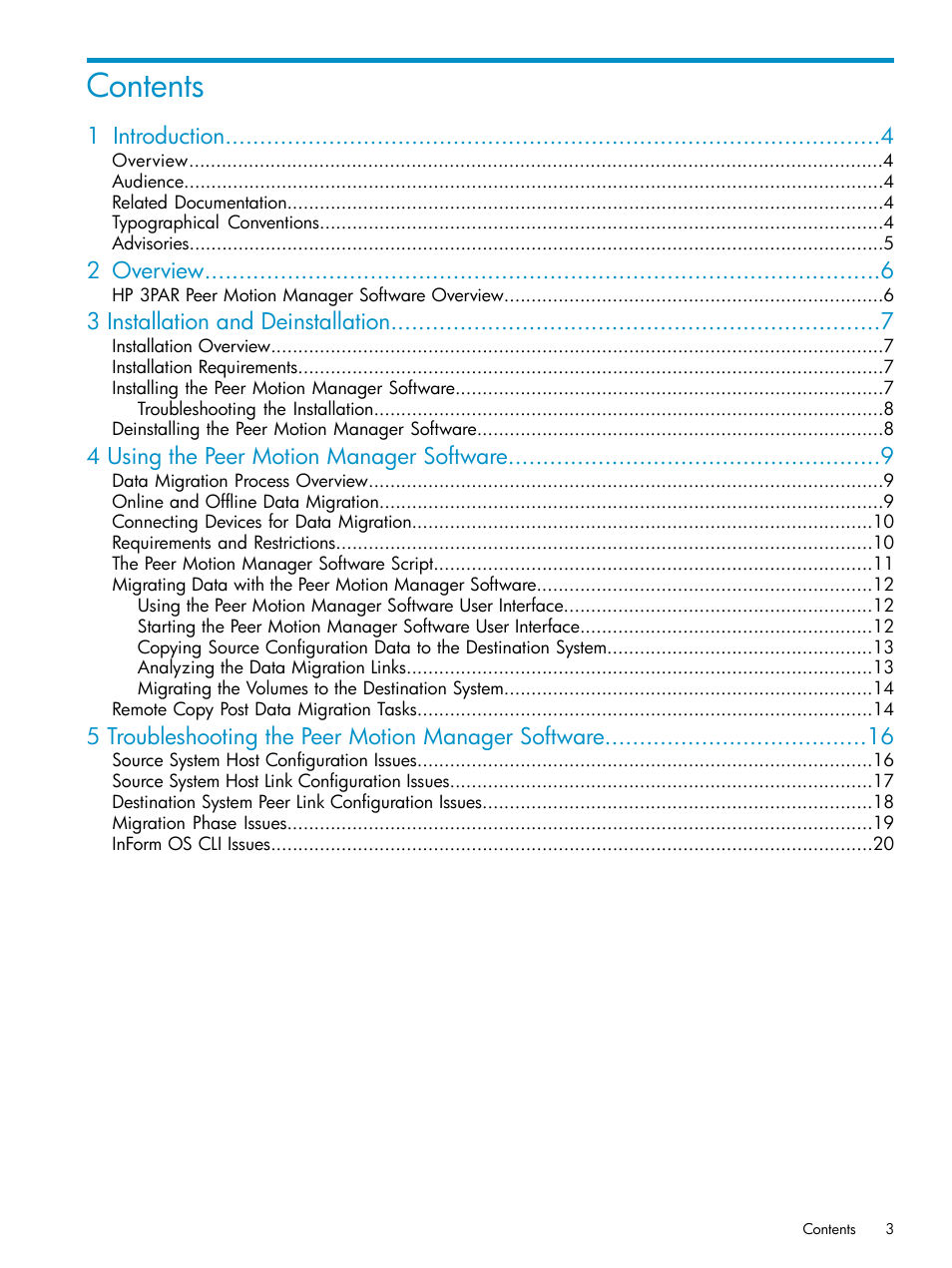 HP 3PAR Operating System Software User Manual | Page 3 / 20