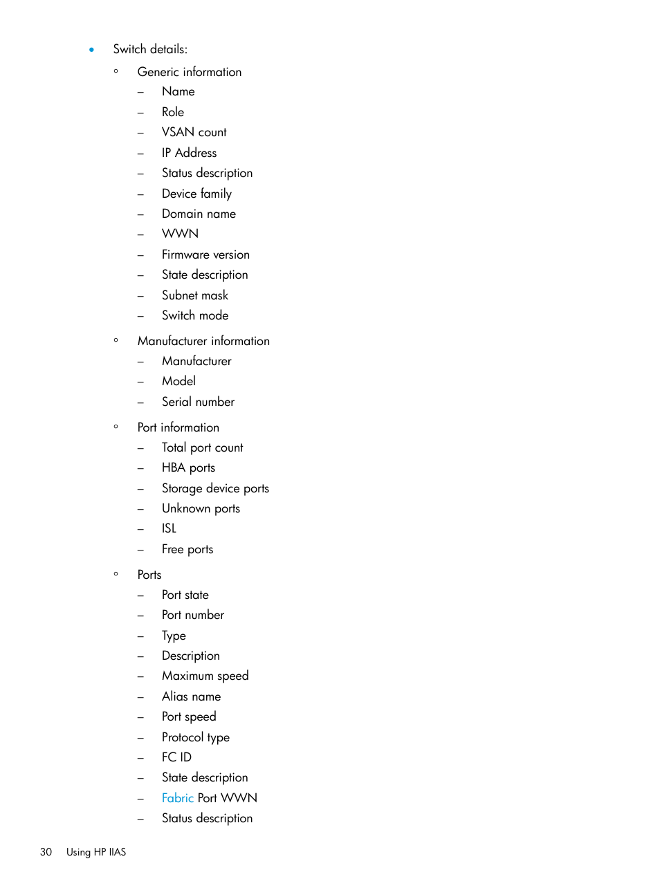 HP Intelligent Infrastructure Analyzer Software User Manual | Page 30 / 63