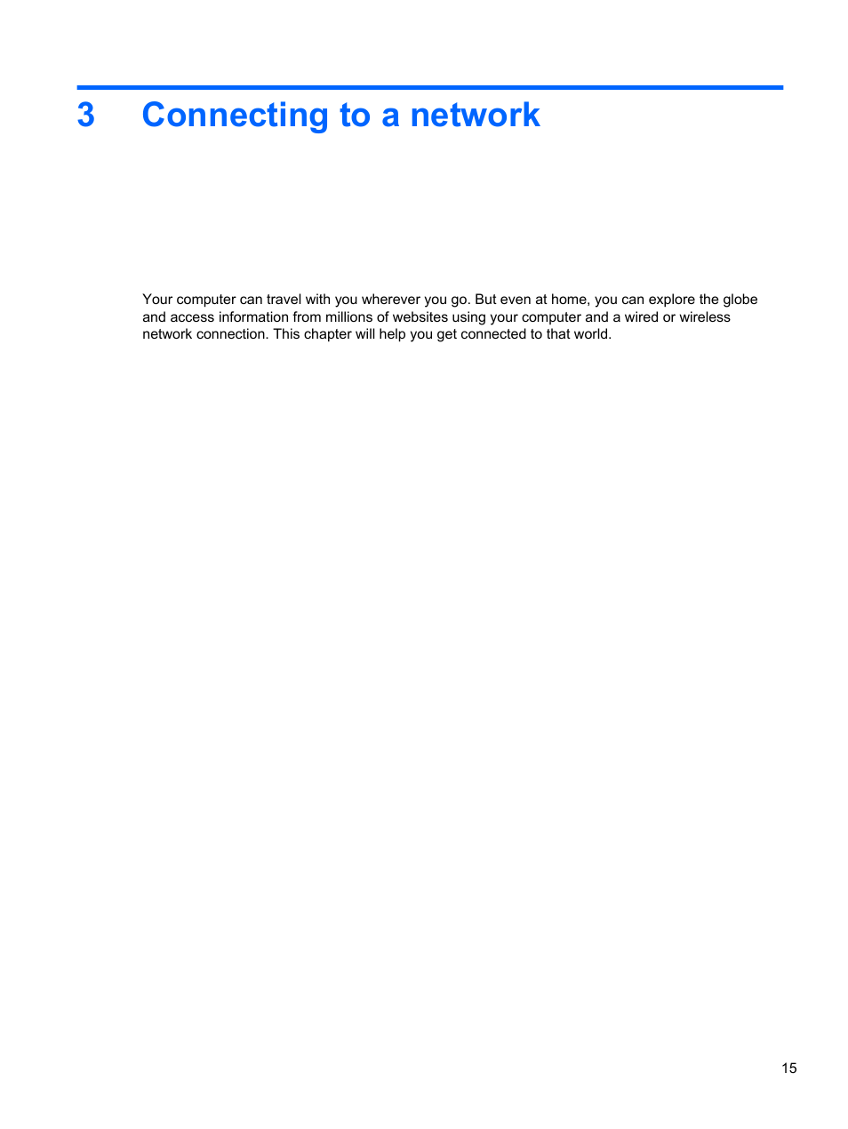 Connecting to a network, 3 connecting to a network, Connecting | 3connecting to a network | HP Pavilion dv4-5110us Entertainment Notebook PC User Manual | Page 25 / 105