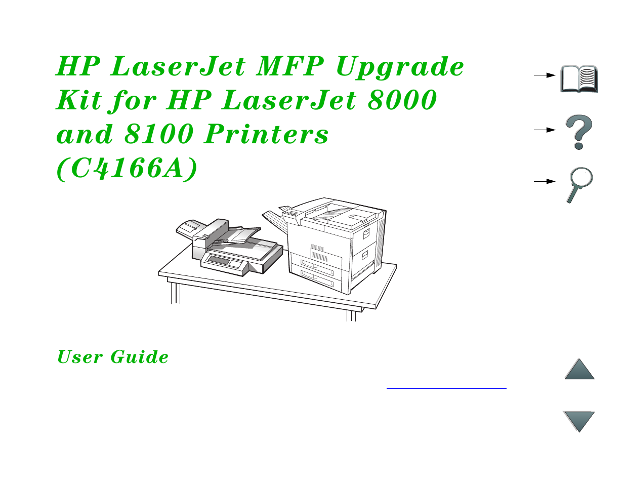 HP LaserJet 8100 Multifunction Printer series User Manual | 88 pages