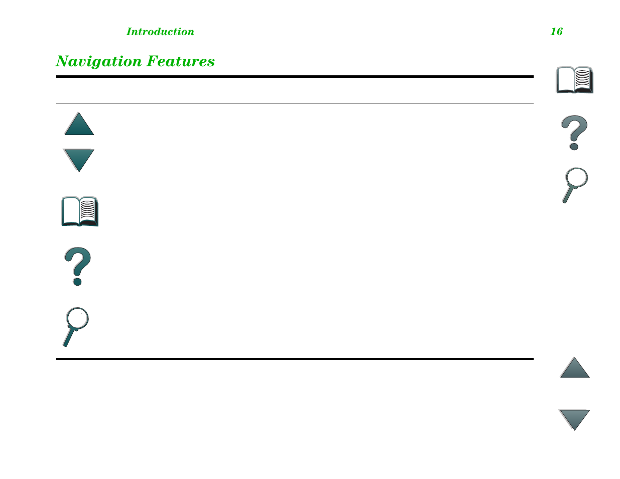 Navigation features | HP LaserJet 8100 Multifunction Printer series User Manual | Page 16 / 88
