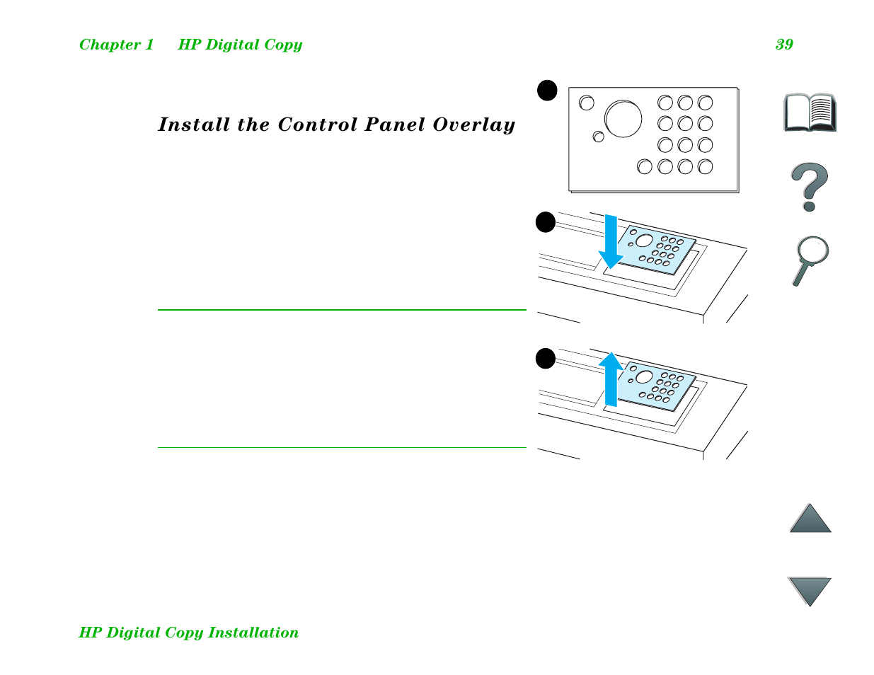 Install the control panel overlay | HP LaserJet 8100 Multifunction Printer series User Manual | Page 39 / 88