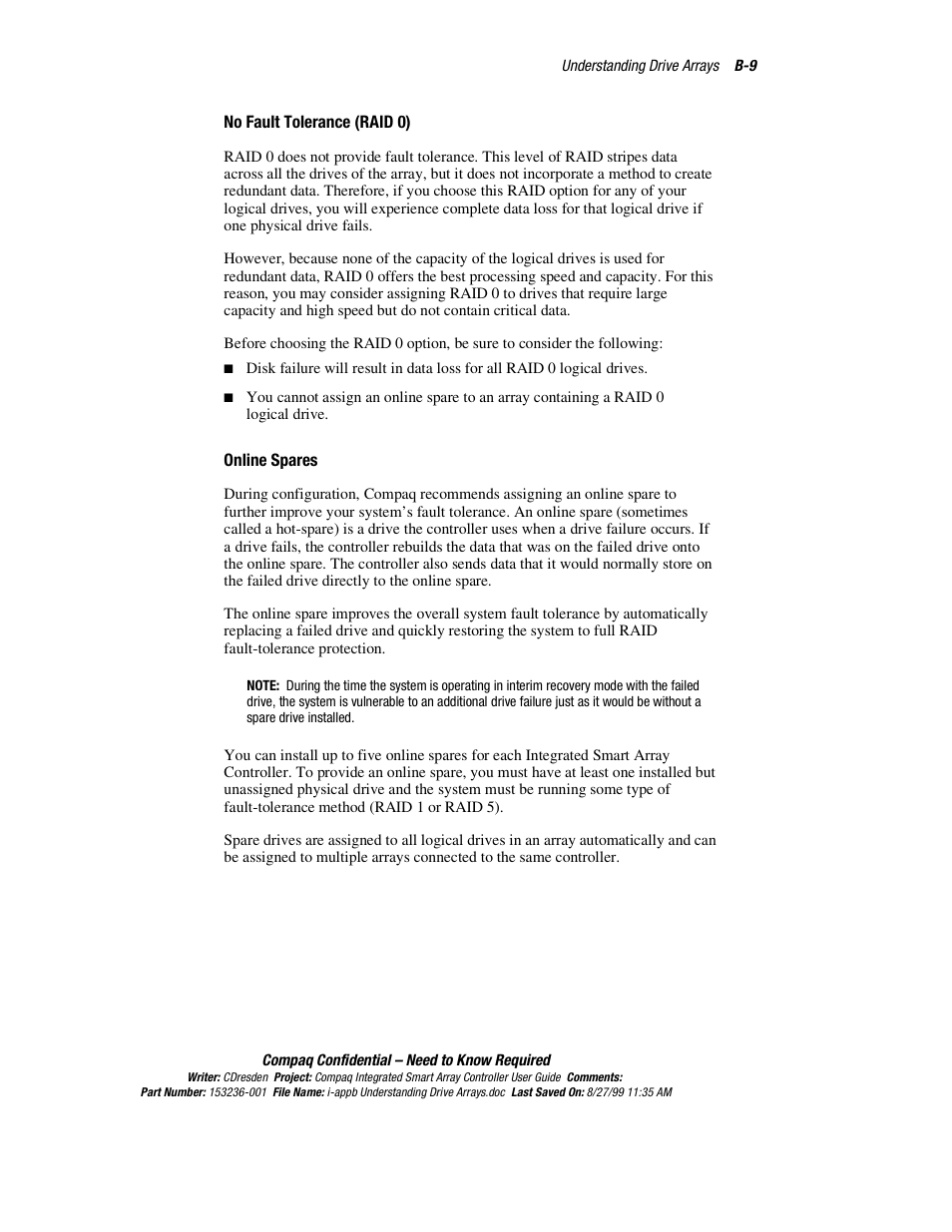 HP Compaq Integrated Smart Array Controller User Manual | Page 115 / 147