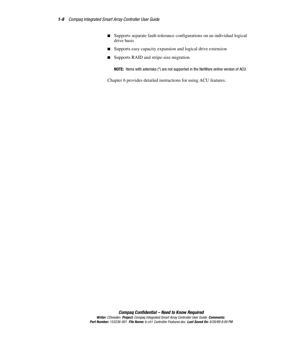 HP Compaq Integrated Smart Array Controller User Manual | Page 22 / 147