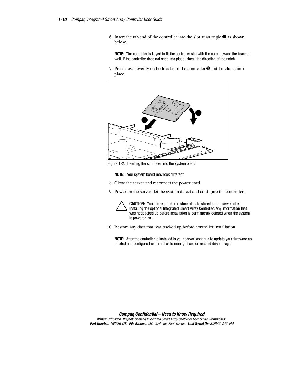 HP Compaq Integrated Smart Array Controller User Manual | Page 24 / 147