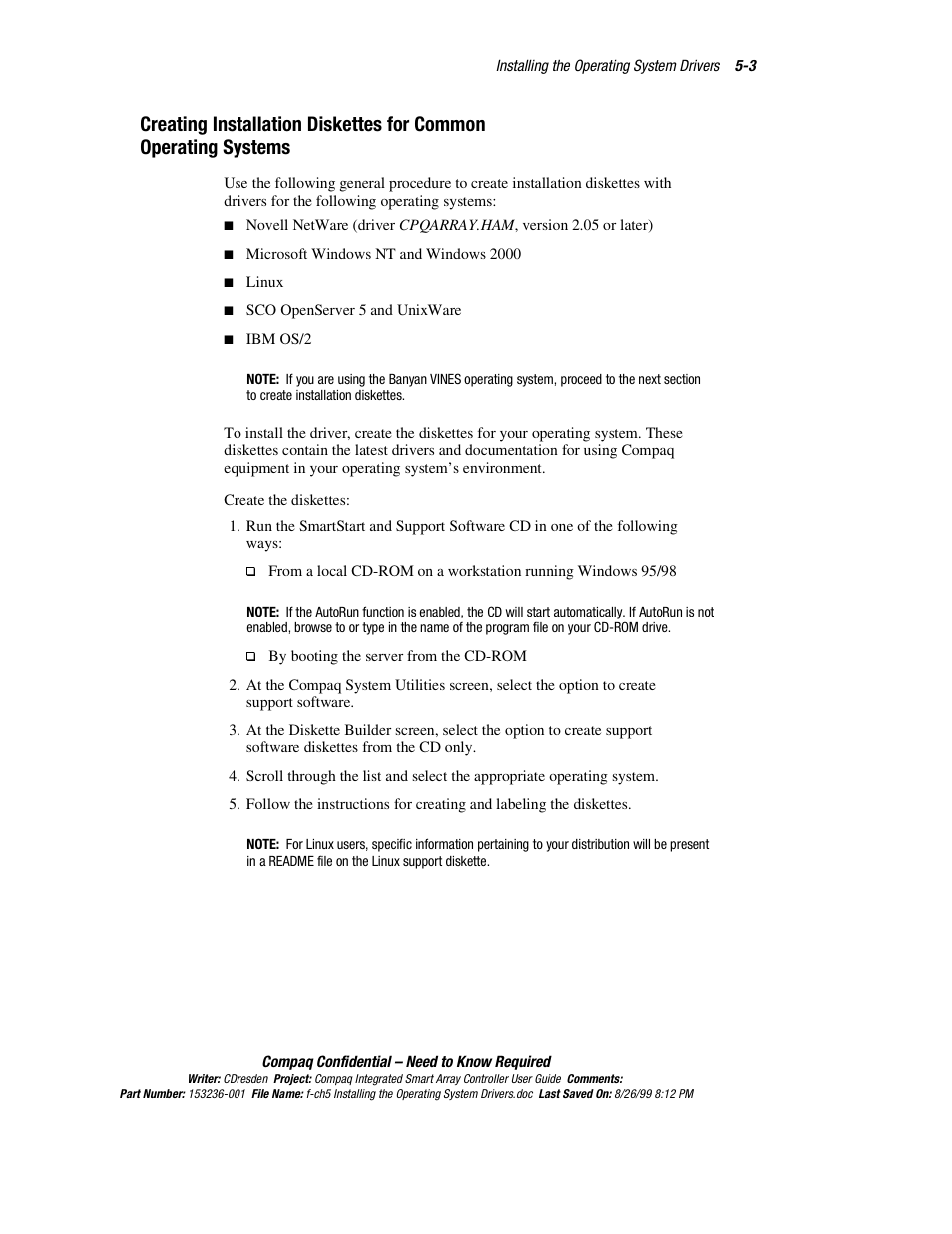 HP Compaq Integrated Smart Array Controller User Manual | Page 43 / 147