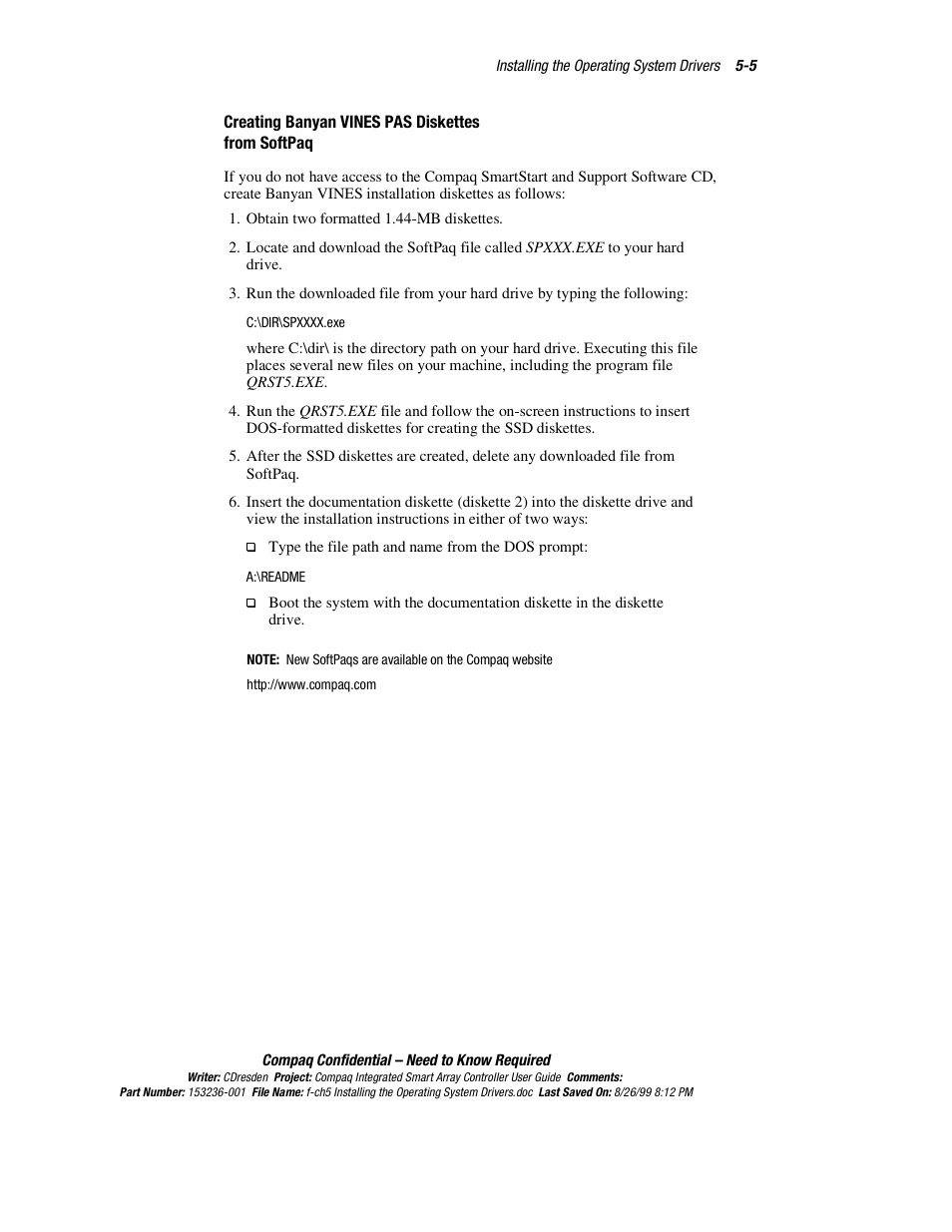 HP Compaq Integrated Smart Array Controller User Manual | Page 45 / 147