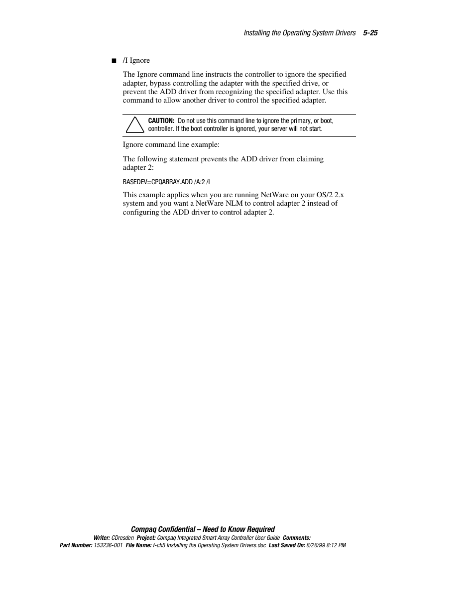 HP Compaq Integrated Smart Array Controller User Manual | Page 65 / 147