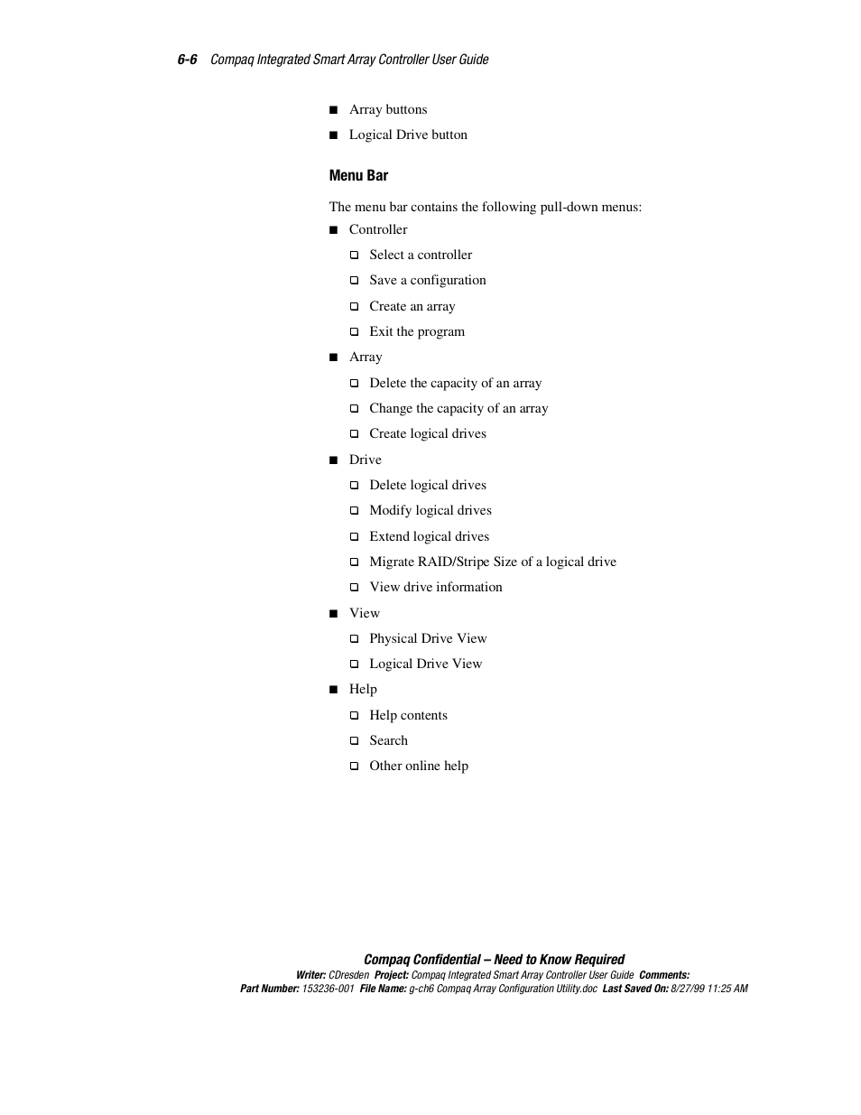 HP Compaq Integrated Smart Array Controller User Manual | Page 74 / 147