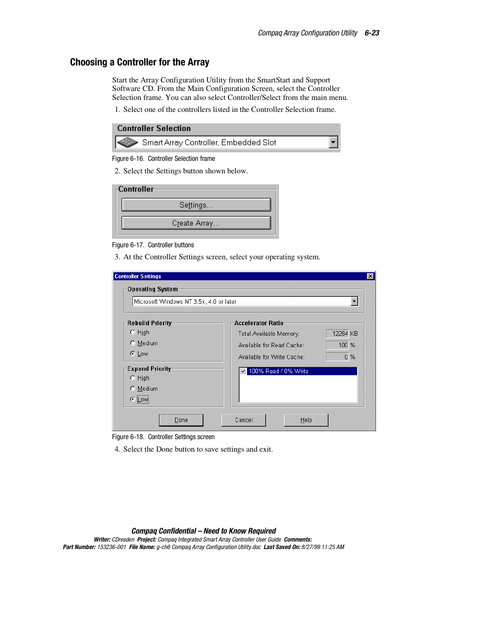 Choosing a controller for the array, Choosing a controller for the array -23 | HP Compaq Integrated Smart Array Controller User Manual | Page 91 / 147