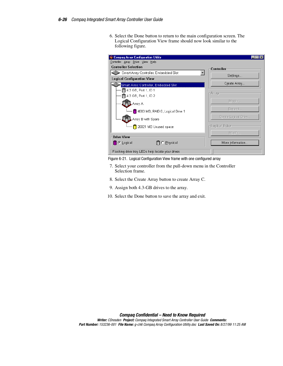 HP Compaq Integrated Smart Array Controller User Manual | Page 94 / 147