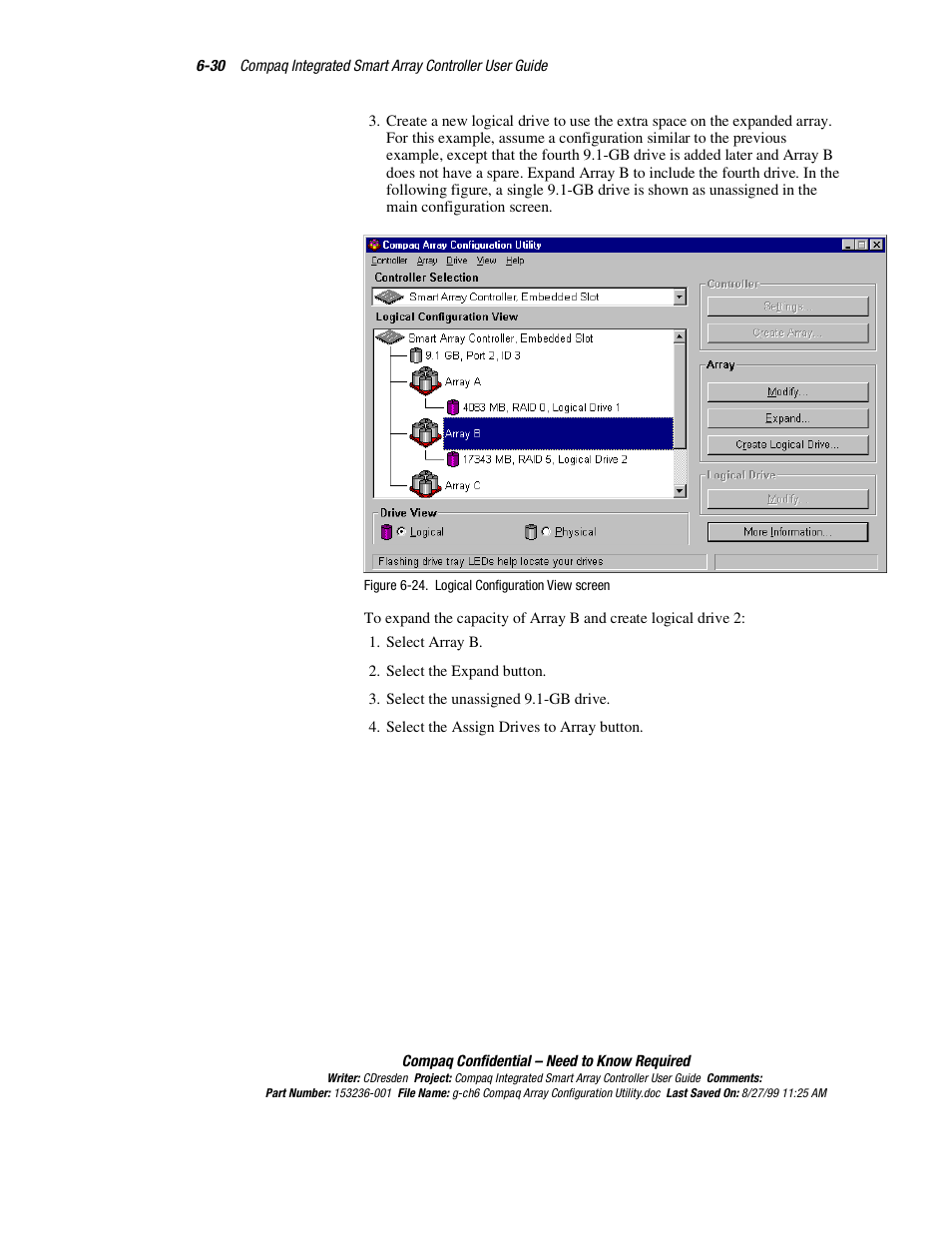 HP Compaq Integrated Smart Array Controller User Manual | Page 98 / 147