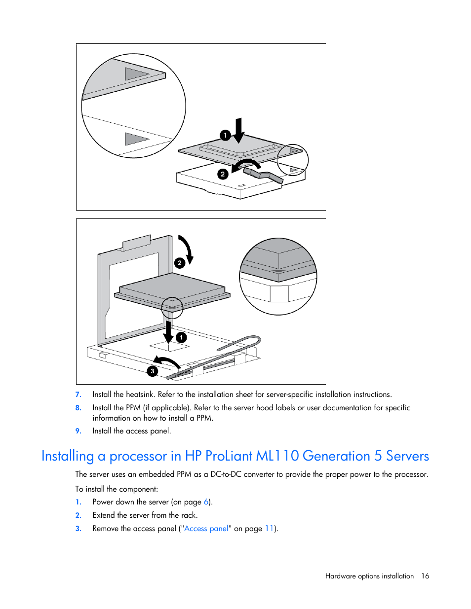 HP ProLiant ML110 G2 Server User Manual | Page 16 / 116